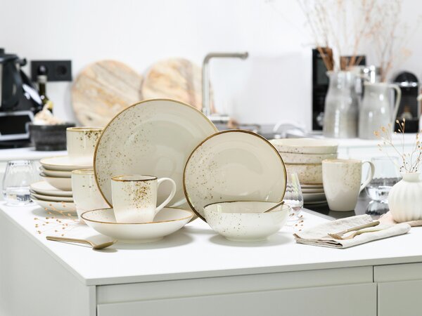 KOMBINOVANÁ SOUPRAVA 20dílné kamenina Creatable - Online Only nádobí, Online Only