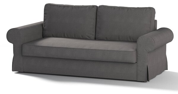 Potah na pohovku IKEA Backabro, 3-místná, rozkládací barva šedá látka pletený vzor