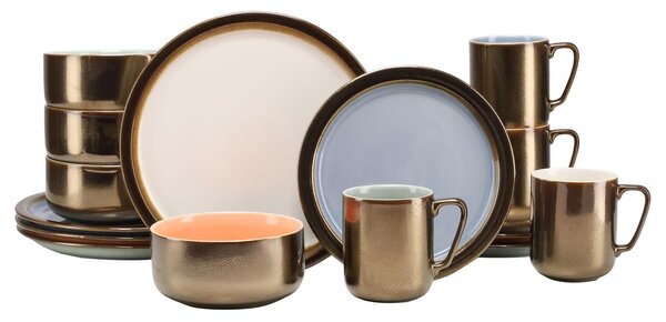 KOMBINOVANÁ SOUPRAVA, 16dílné, kamenina Creatable - Online Only nádobí, Online Only
