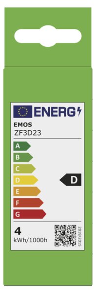 LED žárovka filament ZF3D23 E14, 3,4W, neutrální bílá
