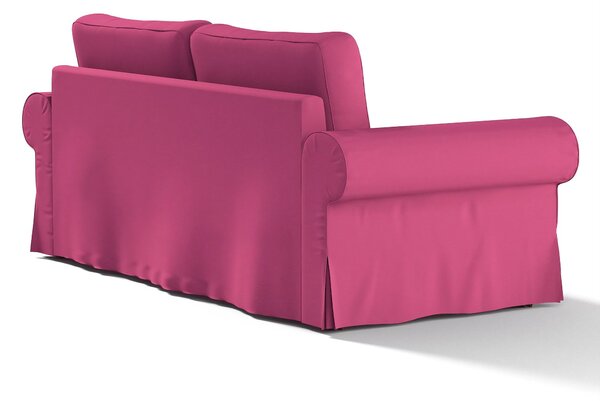Potah na pohovku IKEA Backabro, 3-místná, rozkládací barva růžová látka pletený vzor