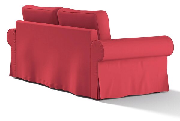 Potah na pohovku IKEA Backabro, 3-místná, rozkládací barva červená látka pletený vzor