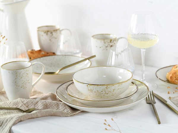 KOMBINOVANÁ SOUPRAVA 20dílné kamenina Creatable - Online Only nádobí, Online Only