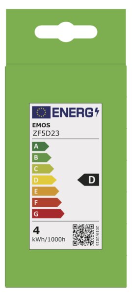 LED žárovka filament ZF5D23 E27, 3,4W, neutrální bílá