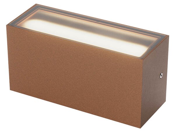 Redo Venkovní LED nástěnné svítidlo Limas, š.22cm, 24W, svícení up/down, IP65 Barva: Černá, Stmívání, řízení: bez stmívání