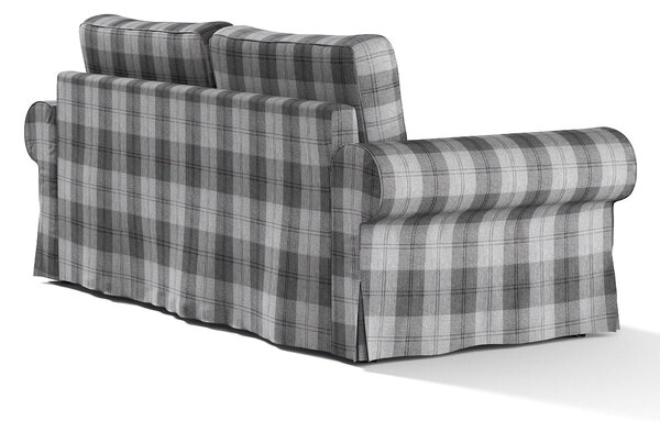 Potah na pohovku IKEA Backabro, 3-místná, rozkládací barva šedá látka pletený vzor, vzorované