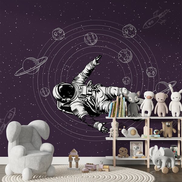 Fototapeta Astronaut vznášející se ve vesmíru, Vesmírné fototapety, Populární fototapety, w00712v1 - Tapeko.co.cz