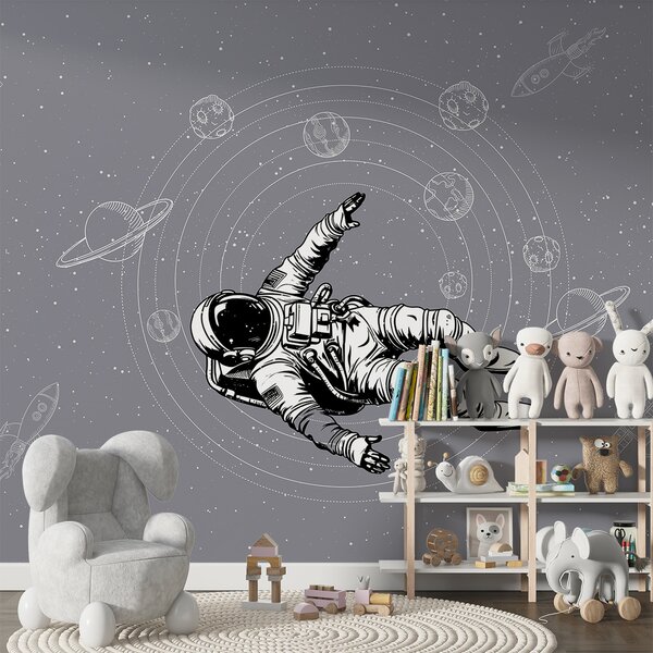 Fototapeta Astronaut vznášející se ve vesmíru, Vesmírné fototapety, Populární fototapety, w00712v4 - Tapeko.co.cz