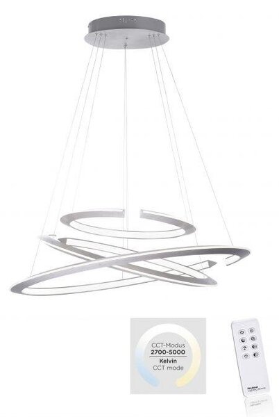 Paul Neuhaus Závěsné LED svítidlo ALESSA, 120W, ø 93 cm, 2700-5000K