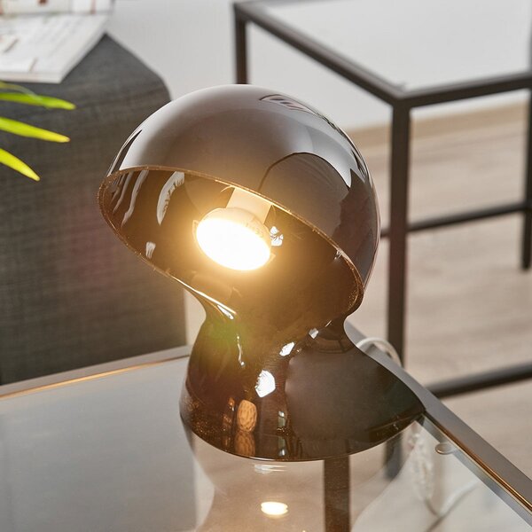 Stolní lampa Artemide, Dalù, Černá, Obývací pokoj, Plast, Design