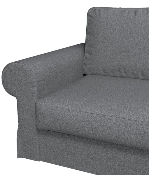 Potah na pohovku IKEA Backabro, 3-místná, rozkládací barva šedá látka pletený vzor