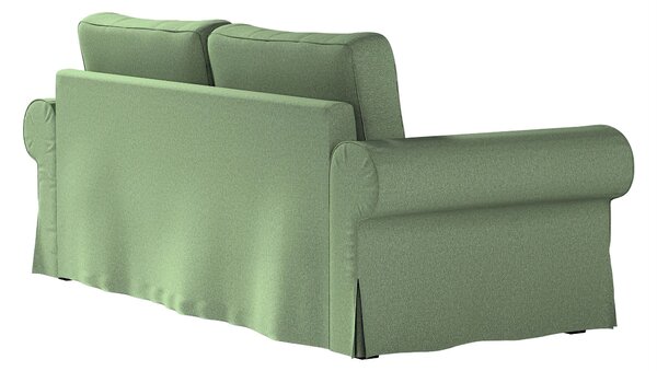Potah na pohovku IKEA Backabro, 3-místná, rozkládací barva zelená látka pletený vzor
