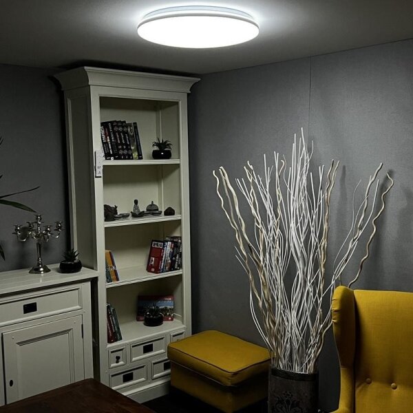 LED Stmívatelné stropní svítidlo LED/48W/230V 2700-6500K Wi-Fi Tuya + DO