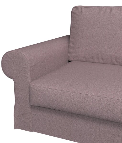 Potah na pohovku IKEA Backabro, 3-místná, rozkládací barva růžová látka pletený vzor