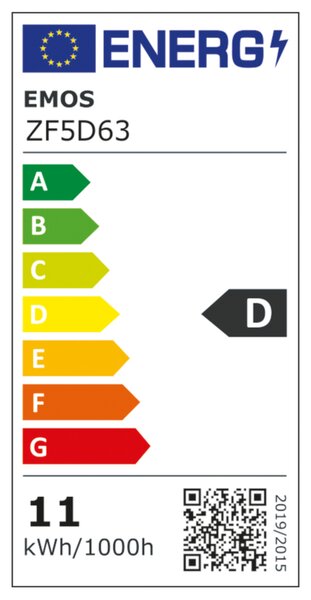 LED žárovka filament ZF5D63 E27, 10,5W, neutrální bílá