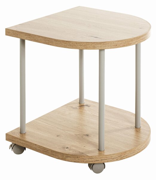 ODKLÁDACÍ STOLEK, šedá, barvy dubu - Odkládací stolky, Online Only