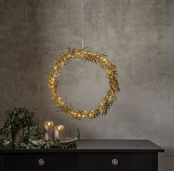 Svítící vánoční věnec Elegant 44 cm