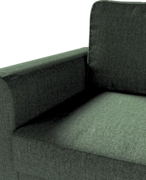 Potah na pohovku IKEA Backabro, 3-místná, rozkládací barva zelená látka pletený vzor