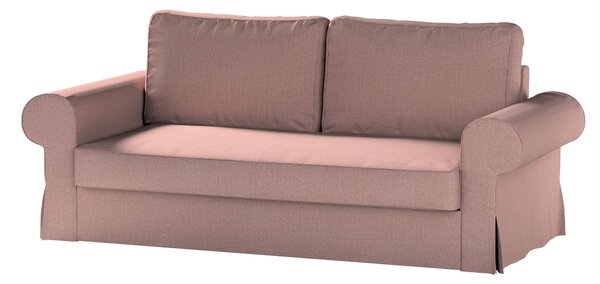 Potah na pohovku IKEA Backabro, 3-místná, rozkládací barva růžová látka pletený vzor