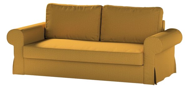 Potah na pohovku IKEA Backabro, 3-místná, rozkládací barva žlutá látka pletený vzor