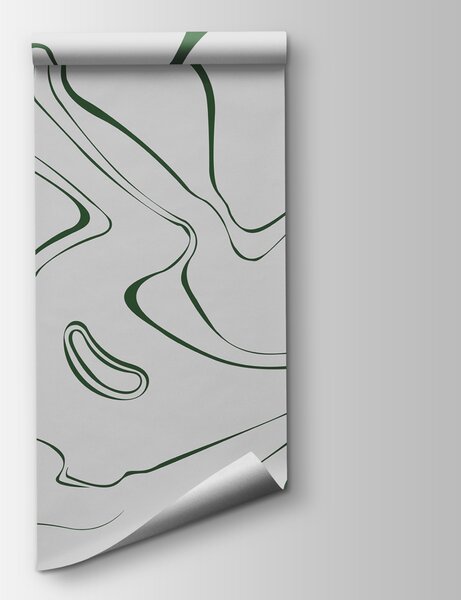 Fototapeta Zelené a bílé víry, Abstraktní fototapety, Populární fototapety, w00634v3 - Tapeko.co.cz