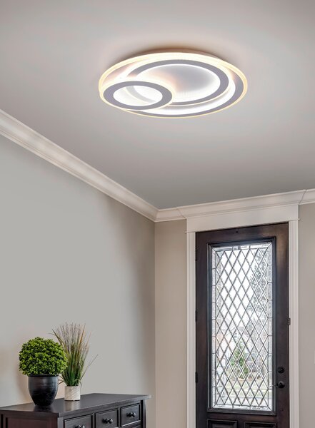 STROPNÍ LED SVÍTIDLO, 51/7 cm Novel - Stropní svítidla