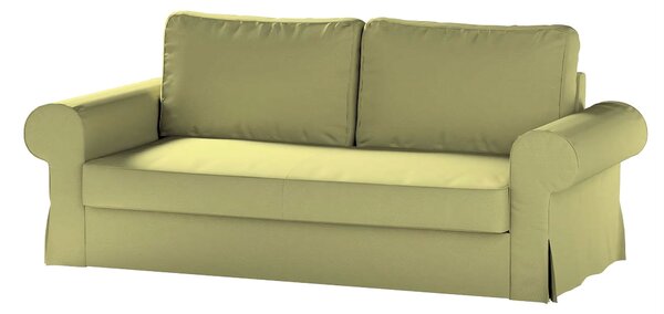 Potah na pohovku IKEA Backabro, 3-místná, rozkládací barva zelená látka lesklé, sametová