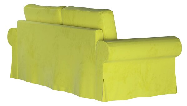 Potah na pohovku IKEA Backabro, 3-místná, rozkládací barva zelená látka lesklé, sametová