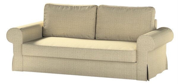 Potah na pohovku IKEA Backabro, 3-místná, rozkládací barva béžová látka pletený vzor