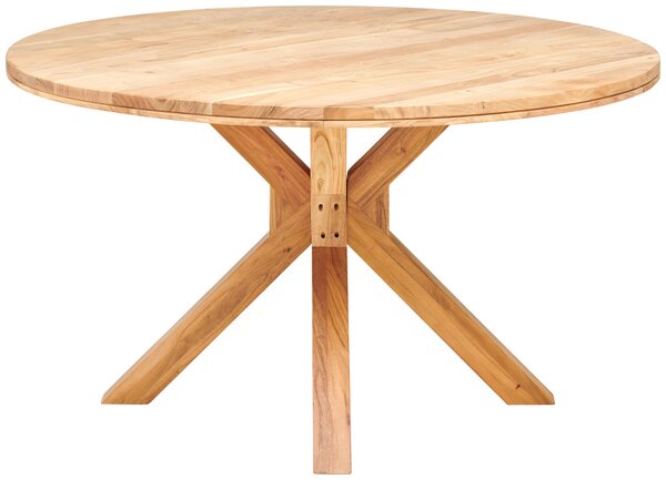 JÍDELNÍ STŮL, akácie, barvy akácie, 140/140/76 cm P & B - Jídelní stoly, Online Only
