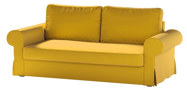 Potah na pohovku IKEA Backabro, 3-místná, rozkládací barva žlutá látka sametová