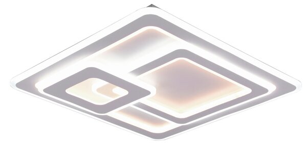 STROPNÍ LED SVÍTIDLO, 51,5/51,5/7 cm Novel - Stropní svítidla