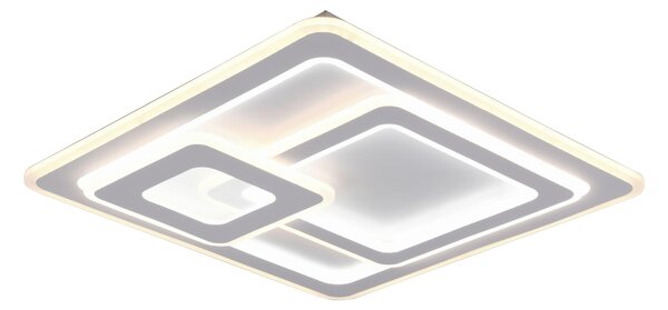 STROPNÍ LED SVÍTIDLO, 51,5/51,5/7 cm Novel - Stropní svítidla