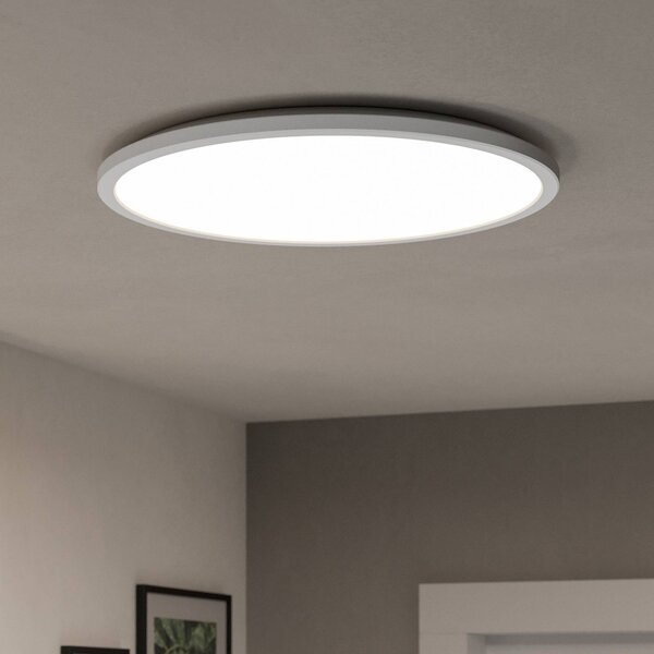 EGLO connect LED stropní svítidlo Rovito-Z, bílé, Ø 50 cm, stmívatelný, Bílá / opál, Obývací pokoj / jídelna, Plast, Nástěnné svítidlo