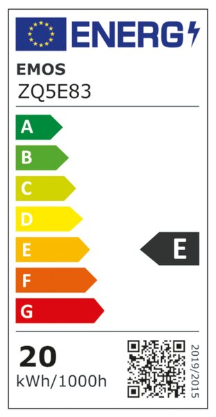 LED žárovka ZQ5E83 E27, 20W, neutrální bílá