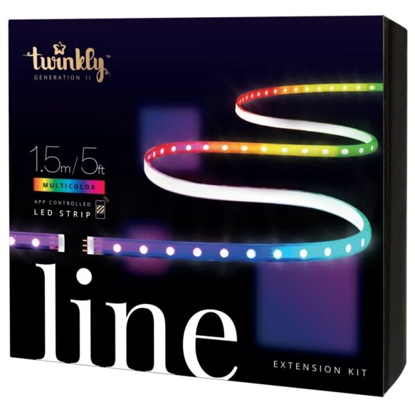 Twinkly TWL100ADP-W - LED RGB Prodlužovací pásek LINE 100xLED 1,5 m Wi-Fi