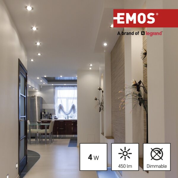 LED žárovka ZQ8E23 GU10, 4W, neutrální bílá