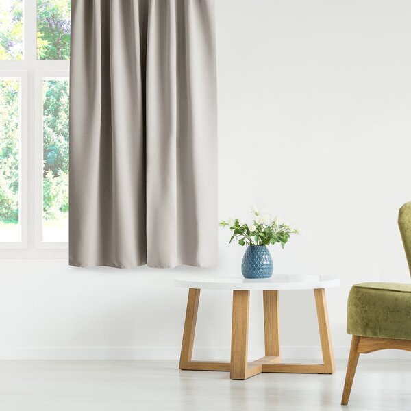 Béžový dimout závěs 140x175 cm Kierra – Restilo