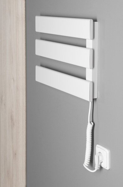 Aqualine - Elektrický sušák ručníků ELVIS 50W 46x34 cm bílá