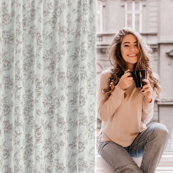 ZÁVĚS NA PÁSCE WIKI 140X270 CM VZOROVANÁ