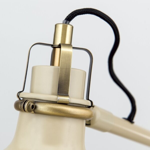 Orion LA 4-1222/1 - Stolní lampa SCHILLER 1xE27/40W/230V krémová/bronz