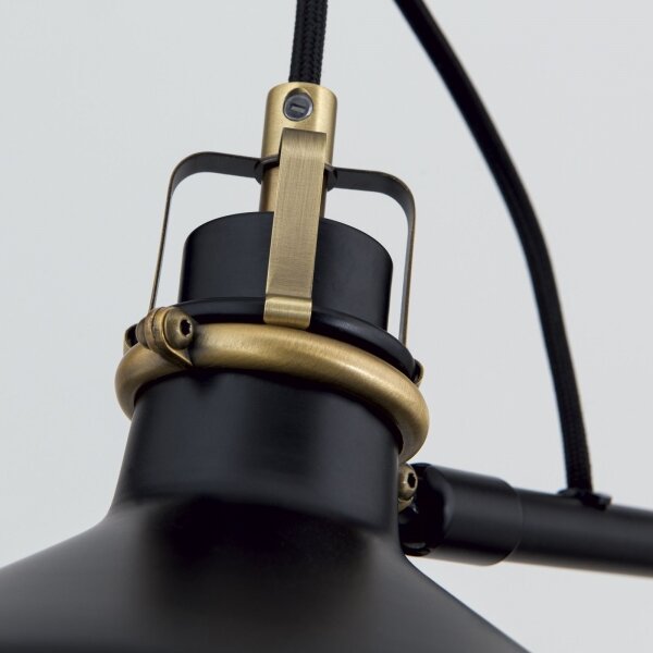 Orion Stl 12-1192/1 - Stojací lampa SCHILLER 1xE27/40W/230V černá/bronz