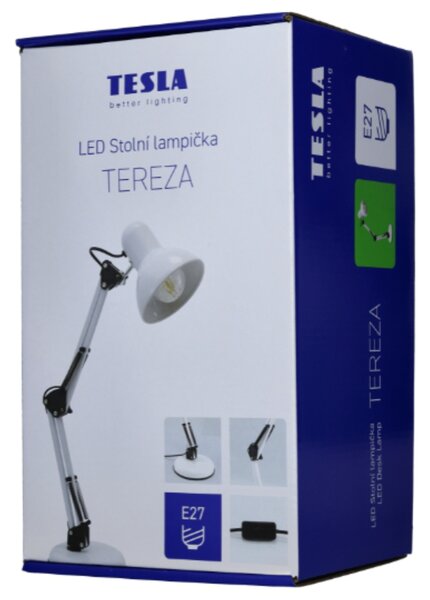 Stolní lampa TEREZA bílá