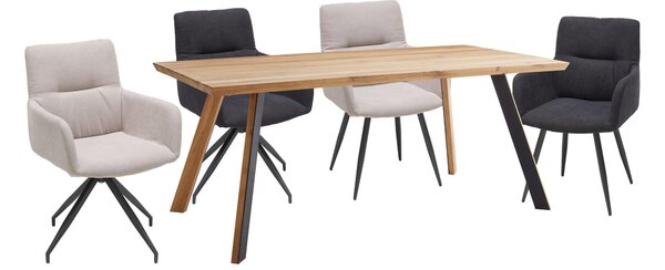 JÍDELNÍ STŮL, divoký dub, barvy dubu, 180/90/75 cm Linea Natura - Jídelní stoly