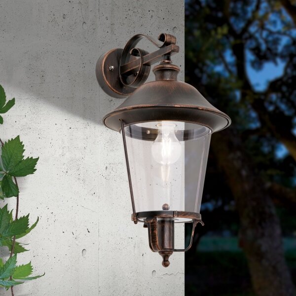 Orion AL 11K/360.01-Venkovní nást. lampa KENZO 1xE27/100W/230V IP44 bronz/patina