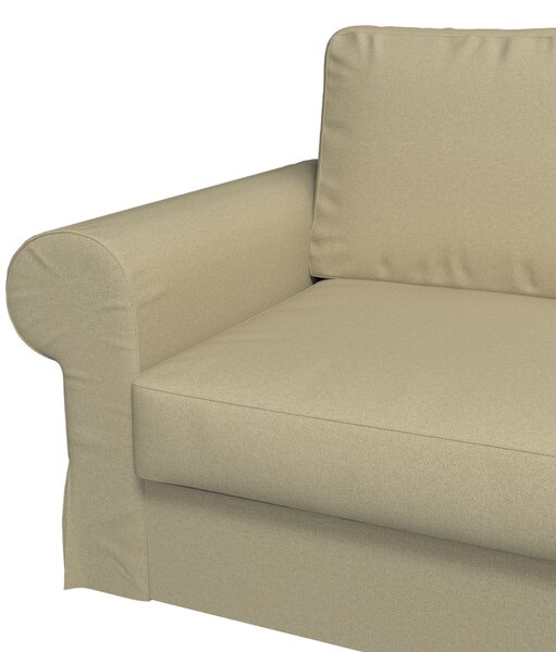 Potah na pohovku IKEA Backabro, 3-místná, rozkládací barva zelená látka pletený vzor