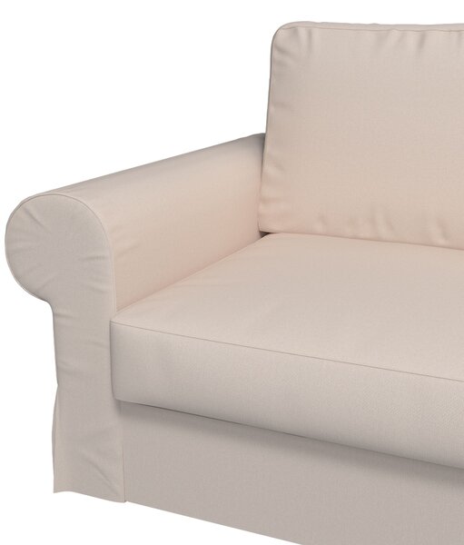 Potah na pohovku IKEA Backabro, 3-místná, rozkládací barva růžová látka pletený vzor