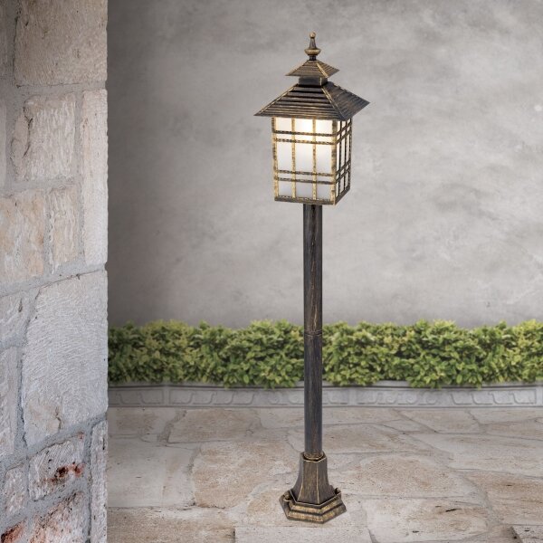 Orion AL 11-1117/1 - Venkovní lampa KIKO 1xE27/11W/230V IP44 bronz/patina