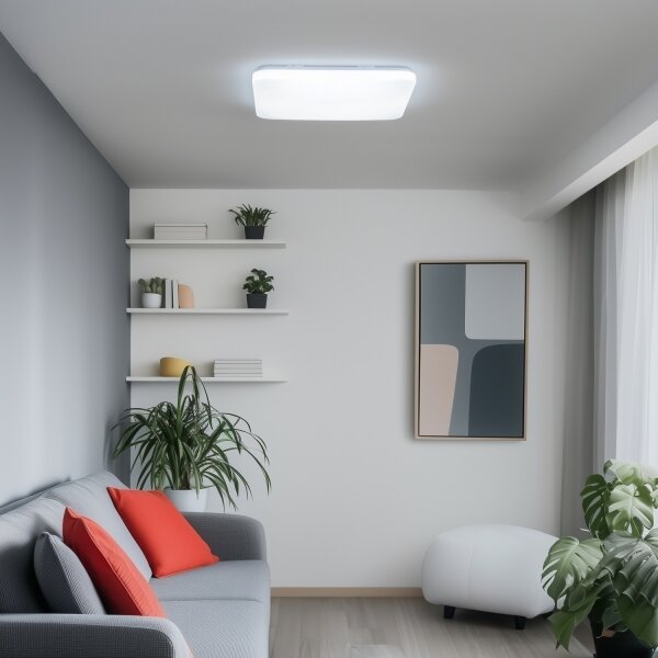 Brilagi - LED Stm. strop. svítidlo SMART LED/36W/230V 53x53 cm Wi-Fi Tuya + DO