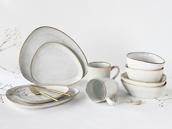 KOMBINOVANÁ SOUPRAVA, 10dílné, kamenina Creatable - Online Only nádobí, Online Only